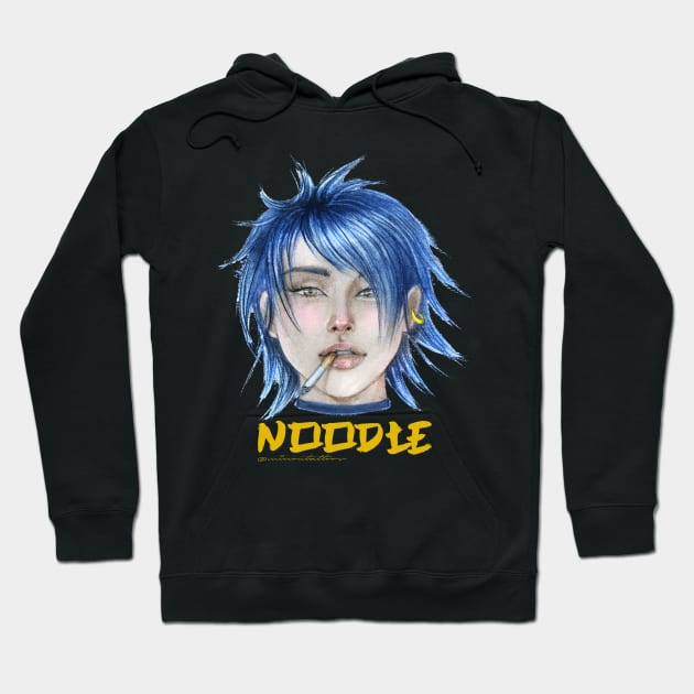 NOODLE Watashi-Wa Hoodie by MinouInk